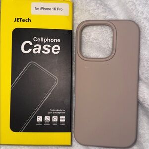 JETech Beige Cellphone Case for iPhone 16 Pro